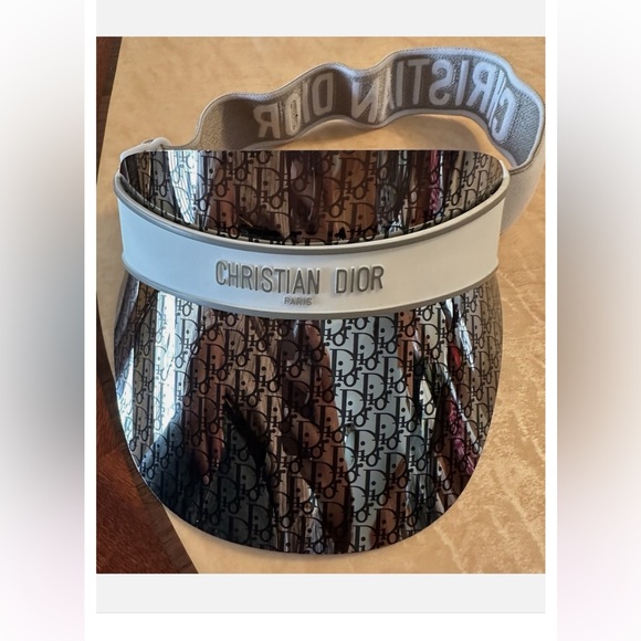 Dior White and black Visor Hat - Picture 3 of 5